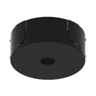 SLG CLS Cylinder 6" Pendant Mount for Surface J-Box - Black