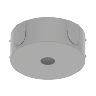 SLG CLS Cylinder 6" Pendant Mount for Surface J-Box - Silver Gray