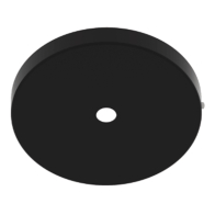 SLG CLS Cylinder 6" Surface Mount for Recessed J-Box - Black