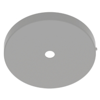 SLG CLS Cylinder 6" Surface Mount for Recessed J-Box - Silver Gray