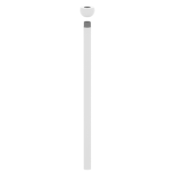 SLG CLS Cylinder 12" Stem for Pendant Mount - White