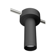 Westgate Cylinder And Pendant Lighting J-Box Cover Canopy For Up To 4 Pipe Enteries, Bk
