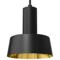 Westgate CMC4 14" Flat Shade - Black / Gold