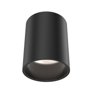 DALS Focus 5″ LED Cylinder Flush Mount - 20W - CCT Selectable - 1,000 Lumens - 120V - Black