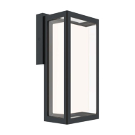 DALS Connect PRO Frame Smart LED Outdoor Wall Light - RGBW Tunable - 120V - Black