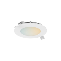 DALS Connect PRO Excel Smart LED Panel Light - 4" Round - 14W - RGBW Tunable - 120V - White