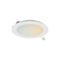DALS Connect PRO Excel Smart LED Panel Light - 6" Round - 20W - RGBW Tunable - 120V - White