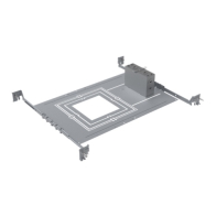 SLG New Construction Universal Housing for 4"/6"/8" Square Downlights - Emergency Backup Brackets and Hanger Bars