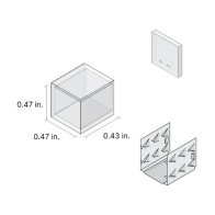 DiodeLED End Cap for LINAIRE Flex Mini 3D Bend