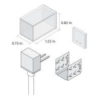 DiodeLED Field Connector for LINAIRE Flex Top Bend - Bottom Entry