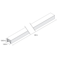 DiodeLED OBD Flex Optics Mounting Channel Kit