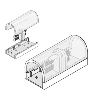 DiodeLED Neon Blaze Top Bend Strip-to-Strip Connector - 2 Count
