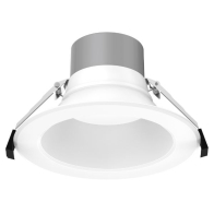 Lotus 6" Round Commercial LED Downlight - CCT Selectable - 120-347V - Matte White