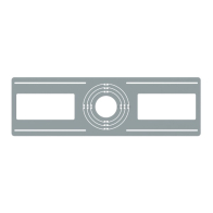 RAB Flat Mounting Plate for Compatible 3" / 4" / 5" / 6" Recessed Downlights 