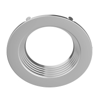 RAB Round Baffle Trim Insert for 6" Retrofit Downlights - Brushed Nickel