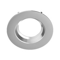 RAB Round Smooth Trim Insert for 6" Retrofit Downlights - Brushed Nickel