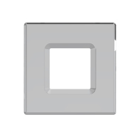 RAB BRUSHED NICKEL BAFFLE TRIM FOR 4" SQUARE WAFER DOWNLIGHT