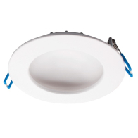Lotus 12W 4" Round Indirect Slim Recessed LED Downlight - CCT Selectable - 120V - White