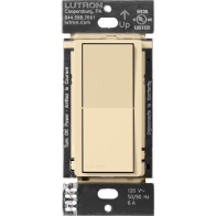 Lutron Caseta Claro Smart Accessory Switch - Ivory