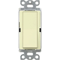 Lutron Claro Single-Pole Switch - 15A - Almond