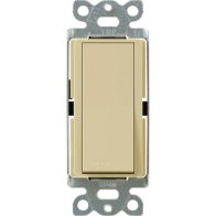 Lutron Claro Single-Pole Switch - 15A - Ivory