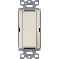 Lutron Claro 4-Way Switch - 15A - Light Almond