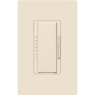 Lutron Maestro Magnetic Low-Voltage Dimmer - 450W Max - 120V - Light Almond