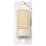 Lutron Maestro Vacancy Sensor Switch - Large Room / Fan - 120V - Ivory