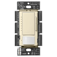 Lutron Maestro Occupancy Sensor LED+ Dimmer - Single Pole / Multi-Location - Almond