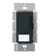 Lutron Maestro Vacancy Sensor LED+ Dimmer - Single Pole / Multi-Location - Midnight