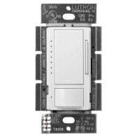 Lutron Maestro Vacancy Sensor LED+ Dimmer - Single Pole / Multi-Location - Snow