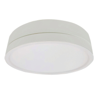 AFX Edge 8" Round Blank Spacer Pan - White