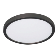 AFX Edge Round 6" LED Flush Mount - CCT Selectable - 277V - Black