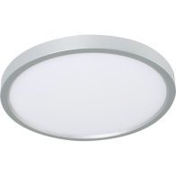 AFX Edge 8" Round LED Flush Mount - CCT Selectable - 120V - Satin Nickel