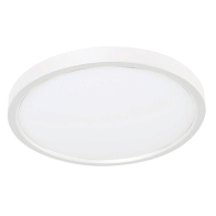 AFX Edge 12" Round LED Flush Mount - 22W - CCT Selectable - 277V - White