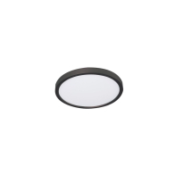 AFX Edge 12" Round LED Flush Mount - 22W - CCT Selectable - 120V - Black