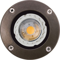 Dabmar 7W LED In-Ground Well Light - MR16 Lamp - 2700K - 12V - Bronze