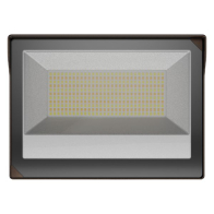 Litetronics LED Flood Light - 60 | 80 | 100W - CCT Selectable - 120-277V - Dark Bronze