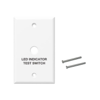 Green Creative Single Gang J-Box Face Plate for Test Switch and Indicator Light