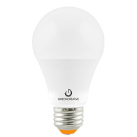 Green Creative High CRI LED A19 Lamp - 9W - 3000K - 820 Lumens - 120-277V