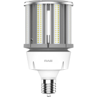 RAB 100W LED HID Post Top Retrofit Lamp - EX39 Base - 4000K - 13,500 Lumens - 120-277V