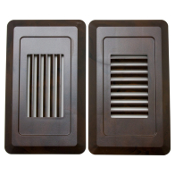 NSL 1.4W LED Louver Switch Star - Brown Wood Grain - 2700K - 120V