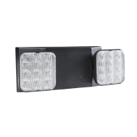 Keystone LED Emergency Light - Remote Capable - 6500K - Battery Backup - 120-277V - Black