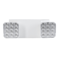 Keystone LED Emergency Light - Remote Capable - 6500K - Battery Backup - 120-277V - White
