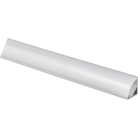 Task Lighting 48" Angled Aluminum Mounting Channel for LED Tape Light - Frosted Lens