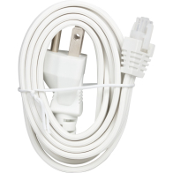 Task Lighting 60" Plug Cable for LED Light Bars - White