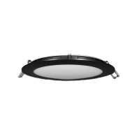 Lotus 6" Round Economy LED Downlight - 15W - CCT Selectable - 120V - Black