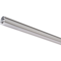 Task Lighting 24" Lighted Closet Rod - 3000K - Aluminum Profile - Frosted Lens - Satin Nickel - 24V