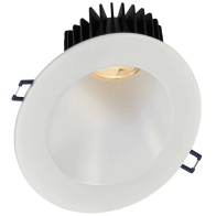 Lotus 5" Sloped Deep Regressed LED Downlight - 30° Slope - High Output - 18W - 5000K - 1,700 Lumens - 120V - White