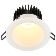 Lotus 4" Round Deep Regressed LED Downlight - High Output - 18W - White Reflector - White Trim - Dim to Warm / 3K-2K - 1,150 Lumens - 120V